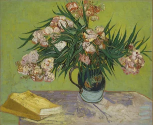 Nature morte avec laurier-rose